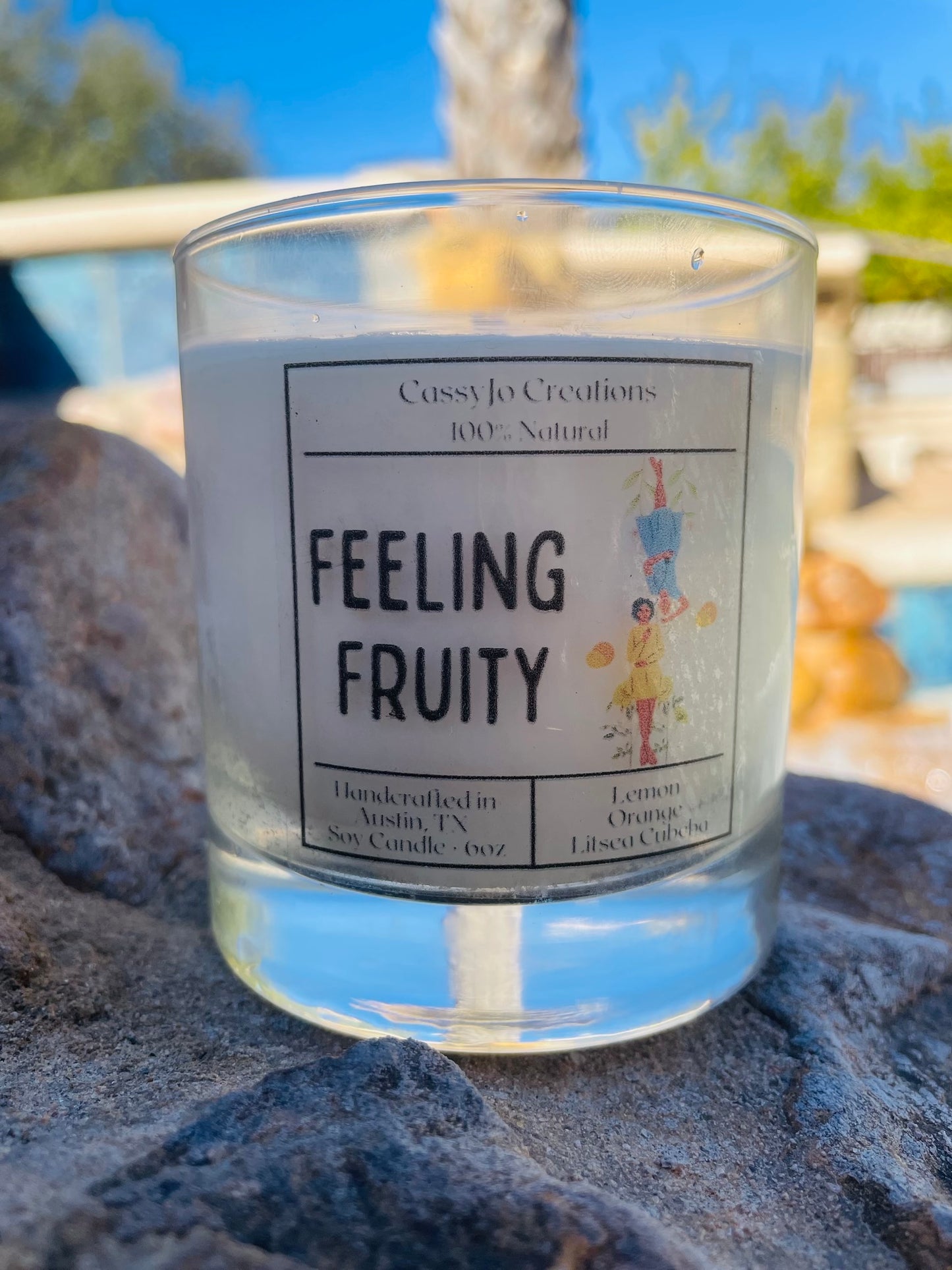 Feeling Fruity | All Natural Beeswax Blend, Queer Pride Candle