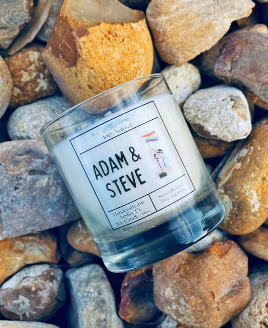 Adam & Steve | All-Natural Beeswax Blend, Gay Love Candle