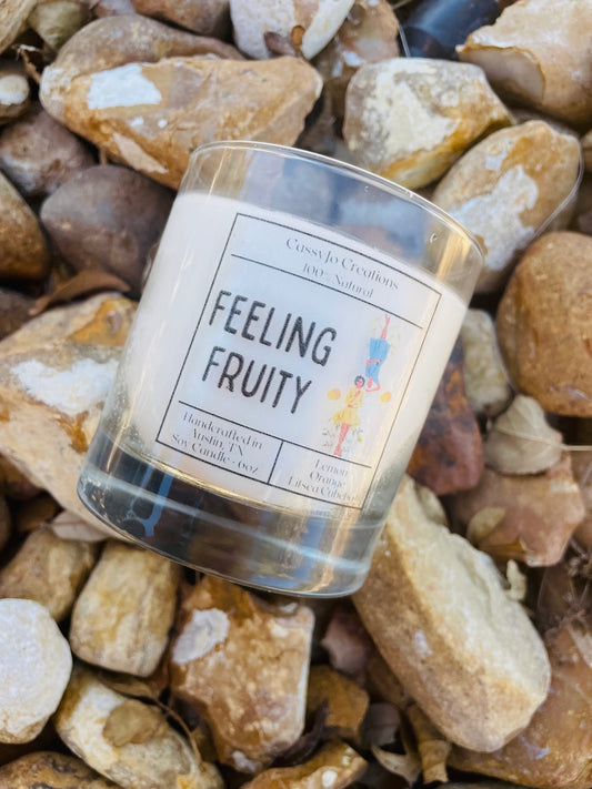 Feeling Fruity | All Natural Beeswax Blend, Queer Pride Candle